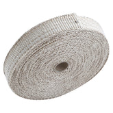 Custom Chrome 1" x 50' Fibreglass Exhaust Manifold Header Pipe Heat Wrap Thermal Tan Tape Roll